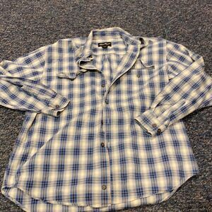Eddie Bauer Checkered Button Down Shirt sz. M
